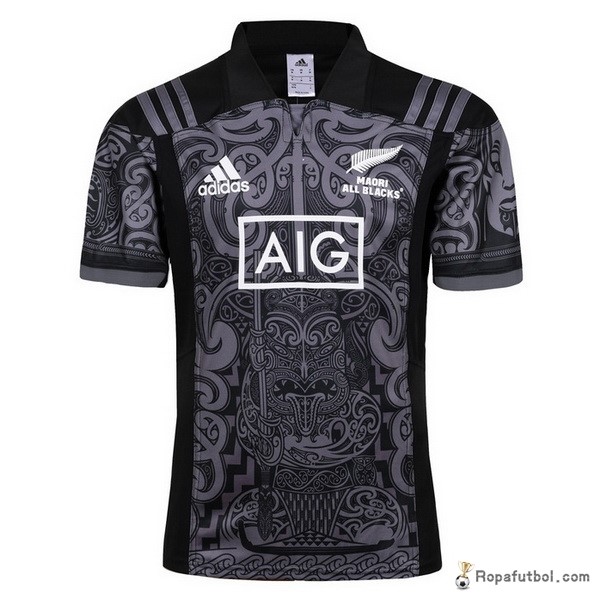 Camiseta Rugby All Blacks Maori 2017 Negro